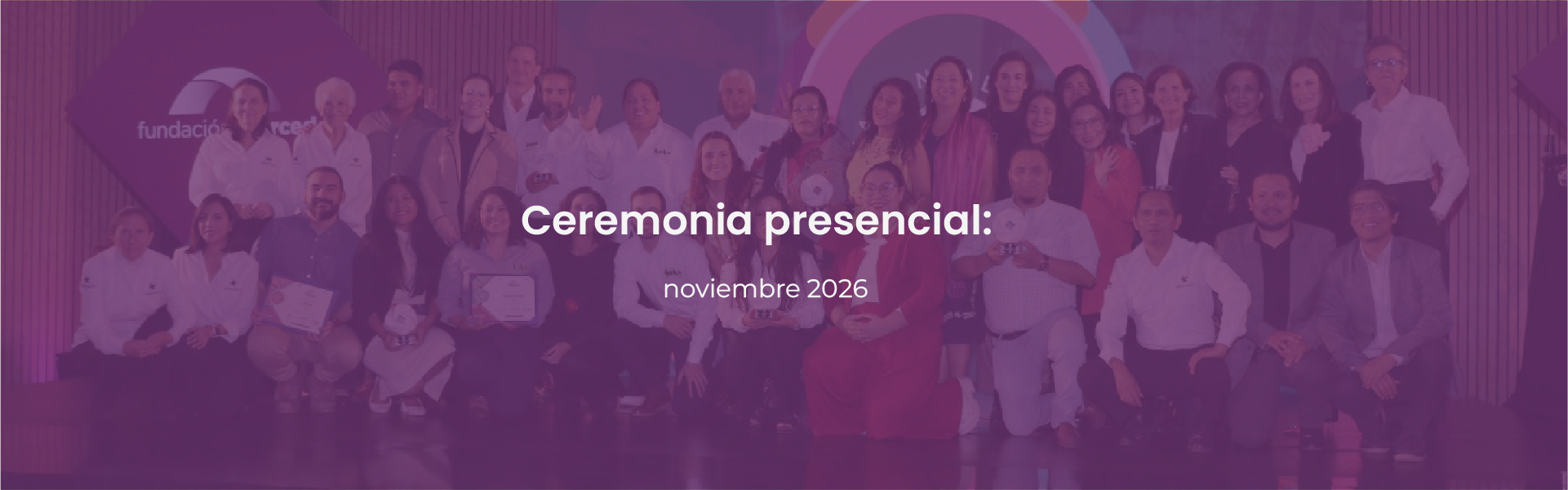 Ceremonia: noviembre 2026